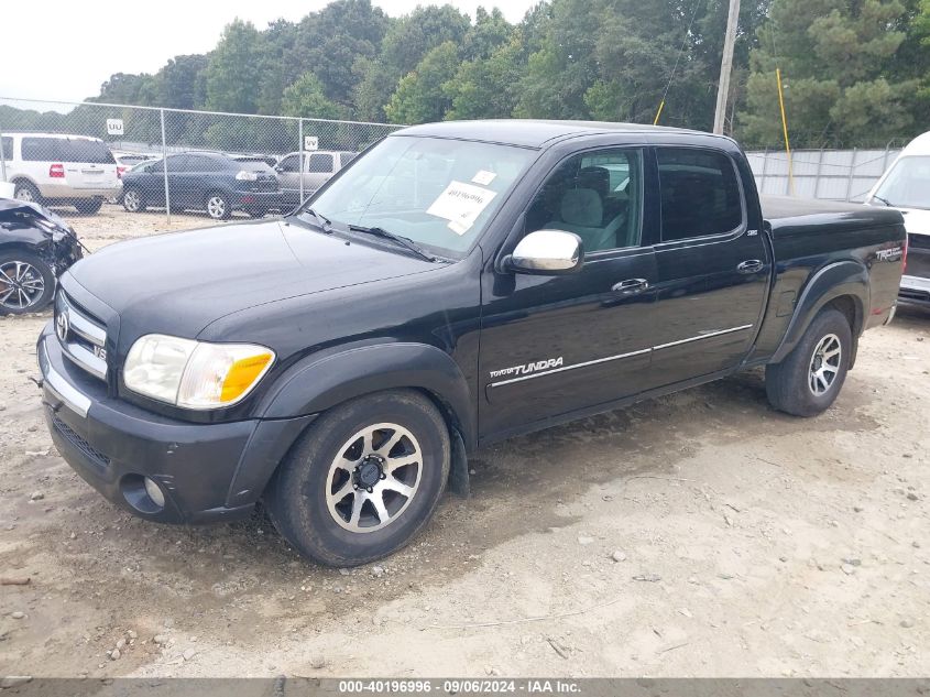 2006 Toyota Tundra Sr5 V8 VIN: 5TBDT44146S522101 Lot: 40196996