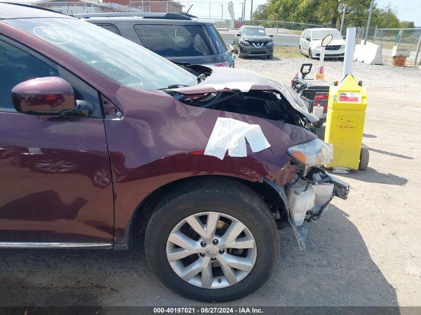 2013 Nissan Murano Sv VIN: JN8AZ1MW2DW315937 Lot: 40197021