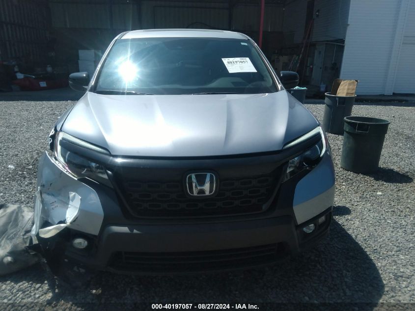 2021 Honda Passport 2Wd Ex-L VIN: 5FNYF7H54MB013349 Lot: 40197057