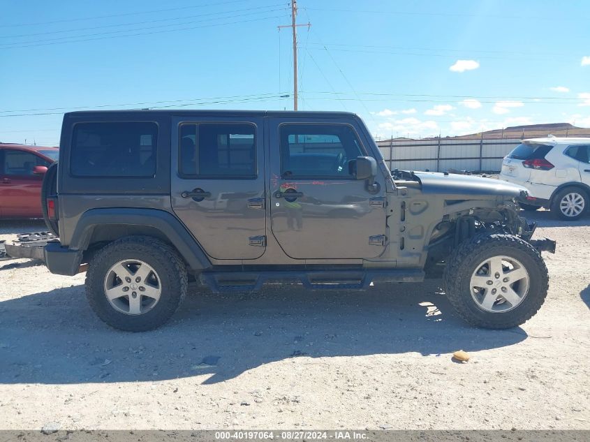 2017 Jeep Wrangler Unlimited Sport 4X4 VIN: 1C4BJWDG6HL632222 Lot: 40197064