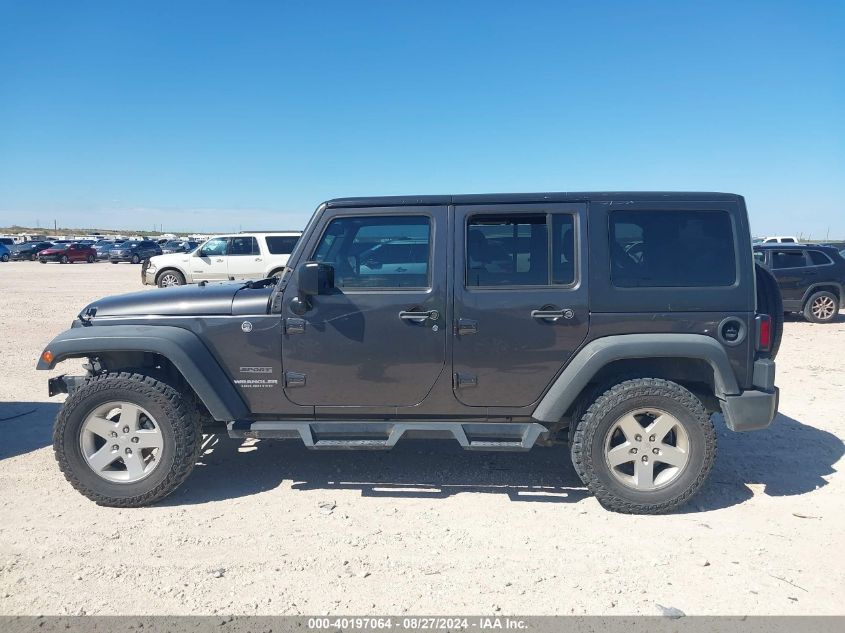 2017 Jeep Wrangler Unlimited Sport 4X4 VIN: 1C4BJWDG6HL632222 Lot: 40197064