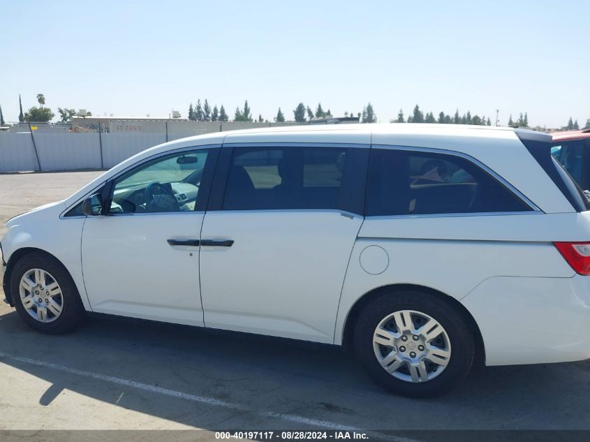 2013 Honda Odyssey Lx VIN: 5FNRL5H27DB086593 Lot: 40197117