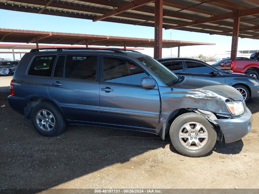 2006 Toyota Highlander V6 VIN: JTEDP21A160098895 Lot: 40197131