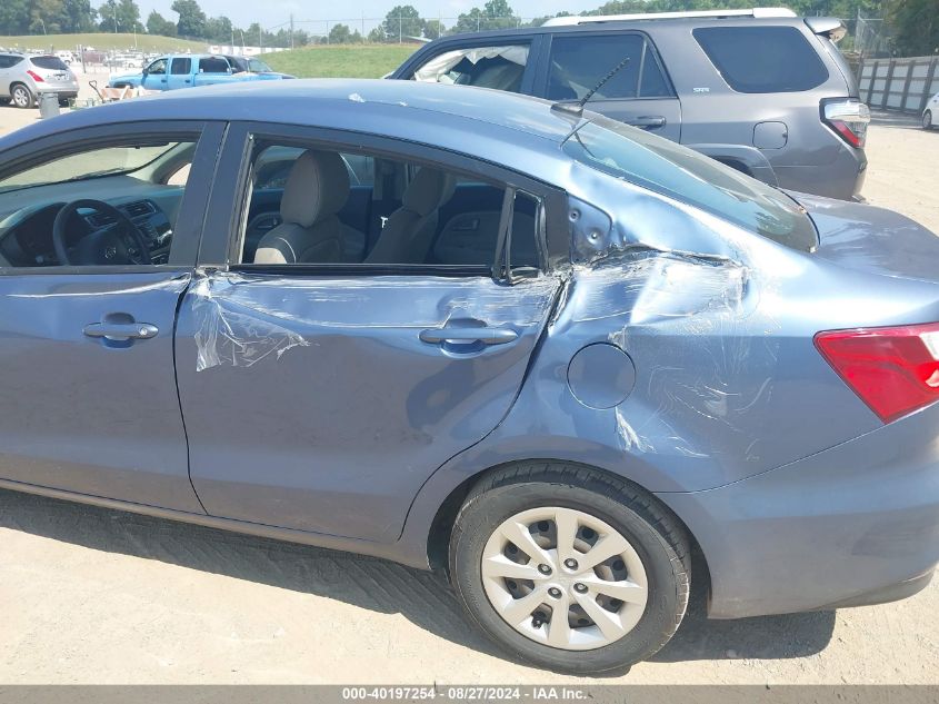 2016 Kia Rio Lx VIN: KNADM4A34G6544592 Lot: 40197254