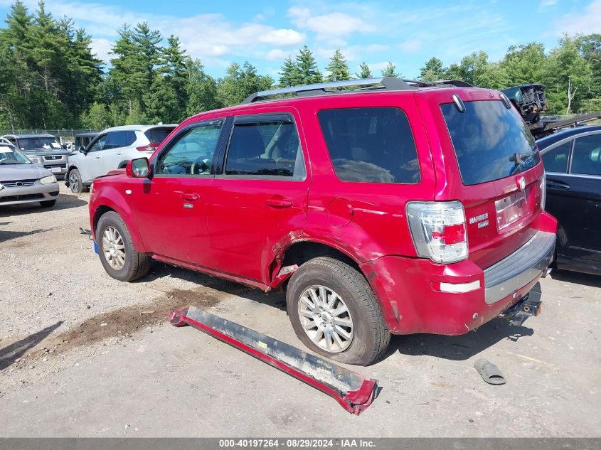 2009 Mercury Mariner Premier V6 VIN: 4M2CU97GX9KJ15144 Lot: 40197264