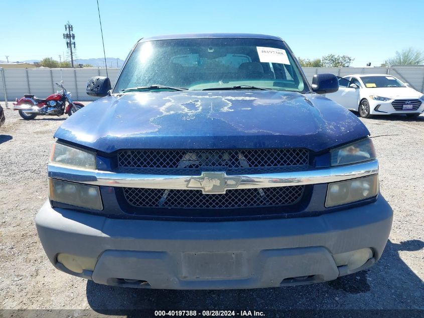 2002 Chevrolet Avalanche 1500 VIN: 3GNEK13T72G133193 Lot: 40197388