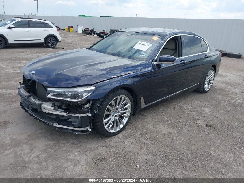 2016 BMW 750I VIN: WBA7F0C5XGGL99230 Lot: 40197509