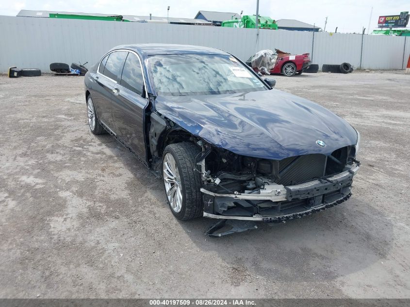 2016 BMW 750I VIN: WBA7F0C5XGGL99230 Lot: 40197509