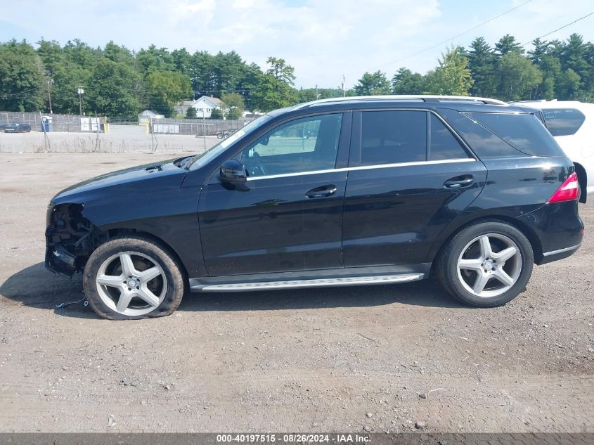 2013 Mercedes-Benz Ml 350 4Matic VIN: 4JGDA5HB3DA120954 Lot: 40197515