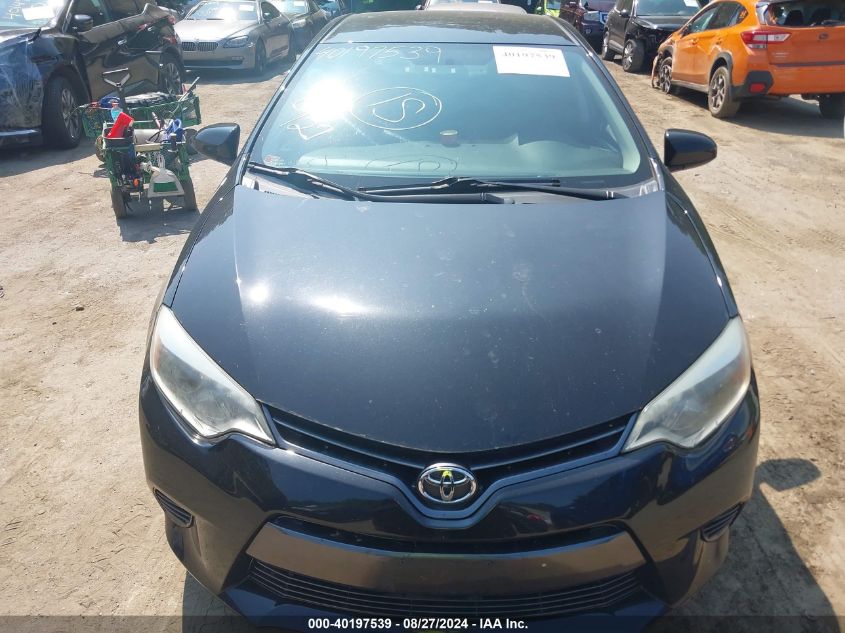 2016 Toyota Corolla Le VIN: 2T1BURHE3GC574366 Lot: 40197539