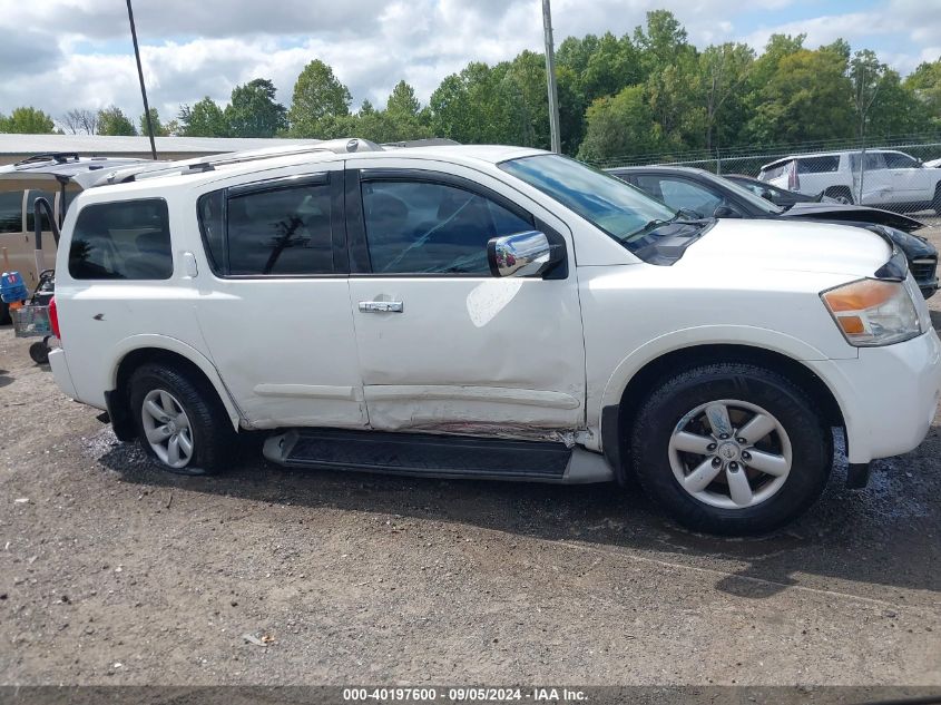 2011 Nissan Armada Sv/Sl/Platinum VIN: 5N1BA0ND1BN622951 Lot: 40197600