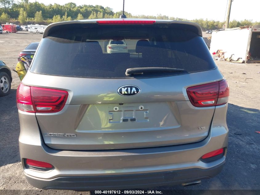 2019 Kia Sorento 3.3L Lx VIN: 5XYPGDA58KG449225 Lot: 40197612