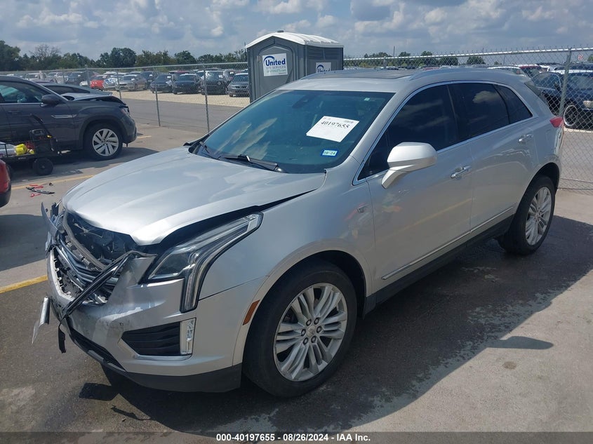 VIN 1GYKNFRS3KZ144376 2019 CADILLAC XT5 PREMIUM LUXURY