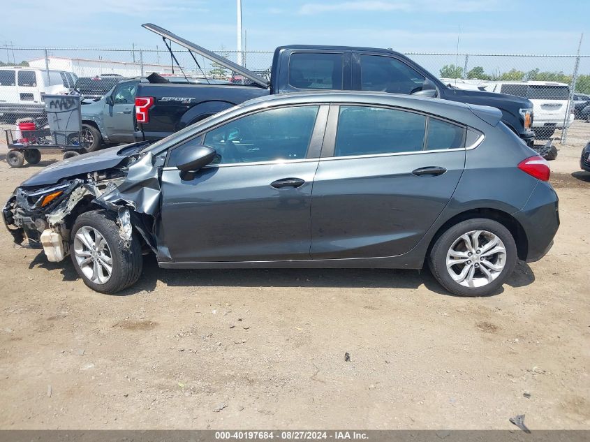 2019 Chevrolet Cruze Lt VIN: 3G1BE6SM4KS557236 Lot: 40197684