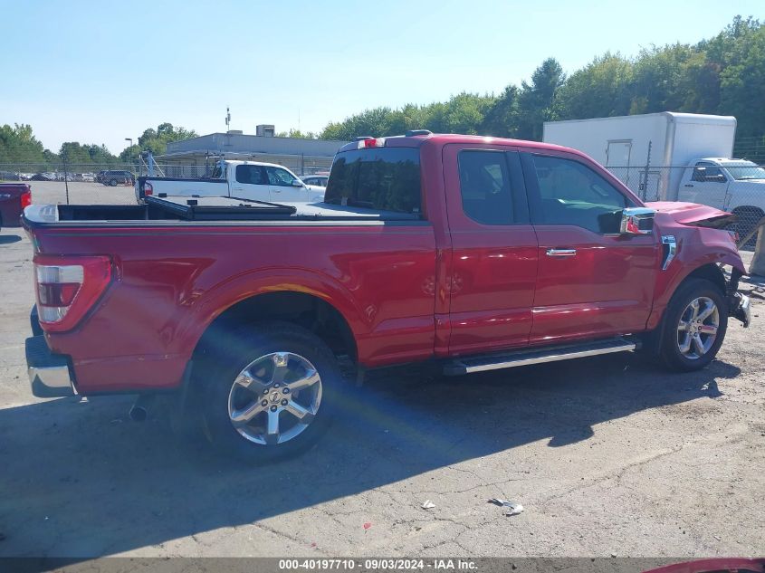 2022 Ford F-150 Lariat VIN: 1FTFX1E50NKD63569 Lot: 40197710