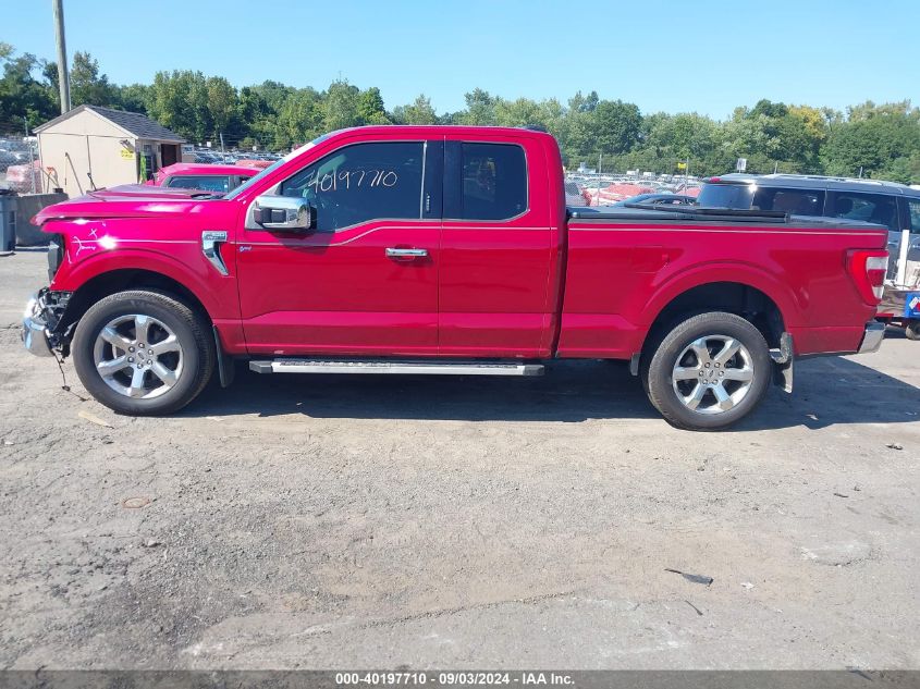 2022 Ford F-150 Lariat VIN: 1FTFX1E50NKD63569 Lot: 40197710