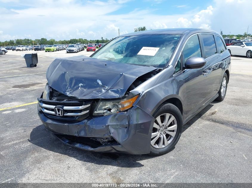 2014 Honda Odyssey Ex VIN: 5FNRL5H42EB054749 Lot: 40197773