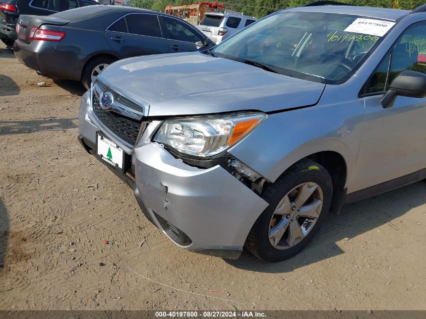 2016 Subaru Forester 2.5I VIN: JF2SJABC6GH463664 Lot: 40197800