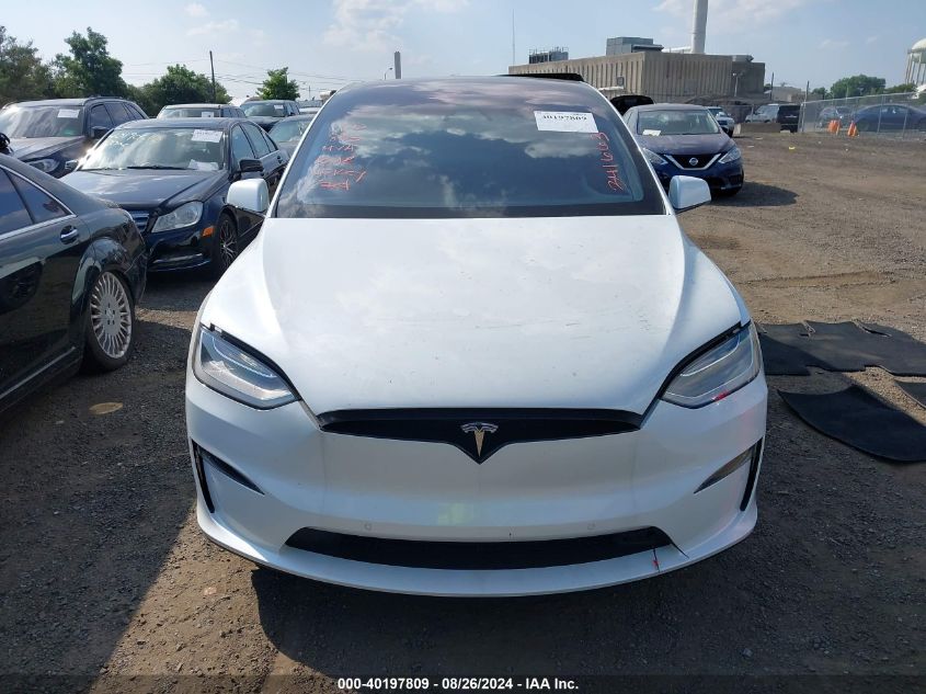 2022 Tesla Model X Dual Motor All-Wheel Drive/Plaid Tri Motor All-Wheel Drive VIN: 7SAXCDE51NF341663 Lot: 40197809