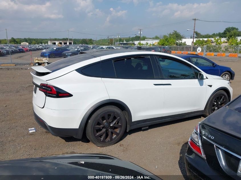 2022 Tesla Model X Dual Motor All-Wheel Drive/Plaid Tri Motor All-Wheel Drive VIN: 7SAXCDE51NF341663 Lot: 40197809