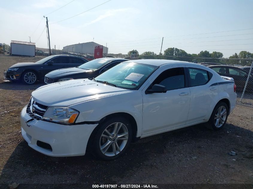 2012 Dodge Avenger Se VIN: 1C3CDZAG0CN255860 Lot: 40197907