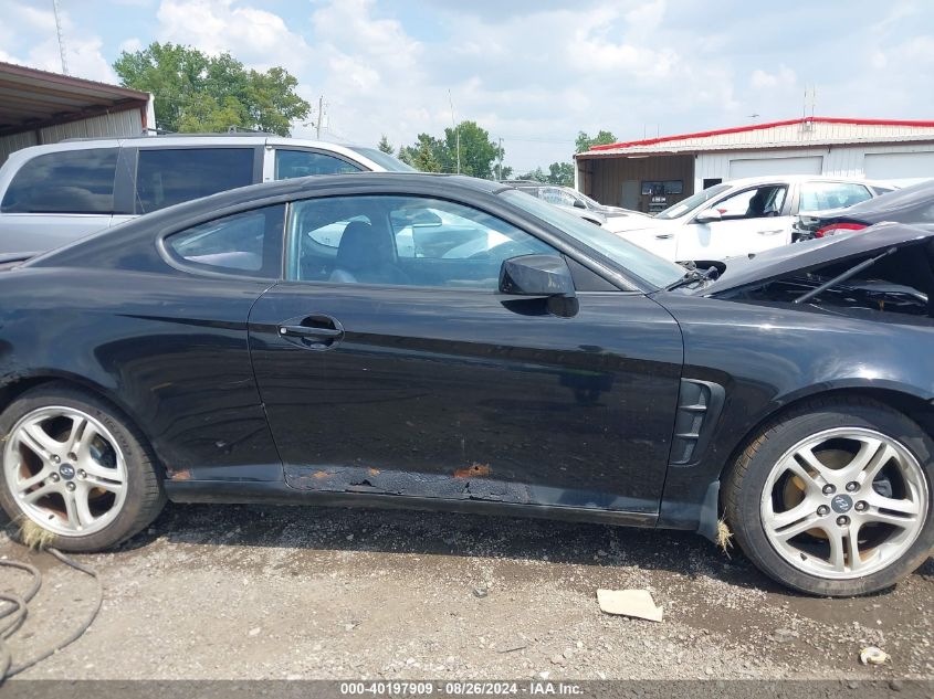 2005 Hyundai Tiburon Gs VIN: KMHHM65D55U187530 Lot: 40197909