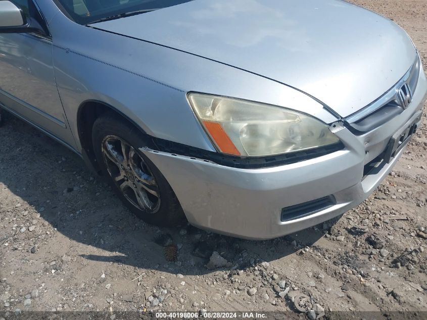 2007 Honda Accord 2.4 Ex VIN: 1HGCM567X7A093585 Lot: 40198006