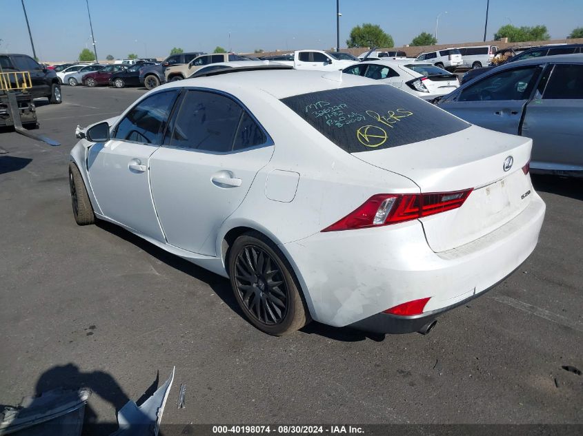 2015 Lexus Is 250 VIN: JTHBF1D24F5074993 Lot: 40198074