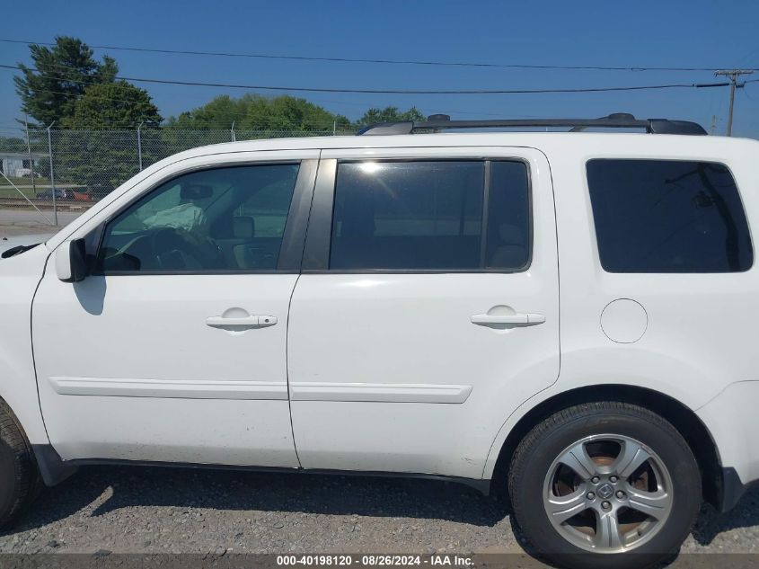 2013 Honda Pilot Ex-L VIN: 5FNYF4H5XDB053269 Lot: 40198120