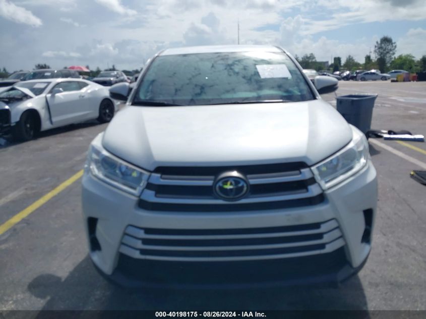 2019 Toyota Highlander Le VIN: 5TDZARFH3KS061056 Lot: 40198175