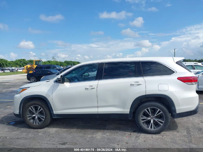 2019 Toyota Highlander Le VIN: 5TDZARFH3KS061056 Lot: 40198175