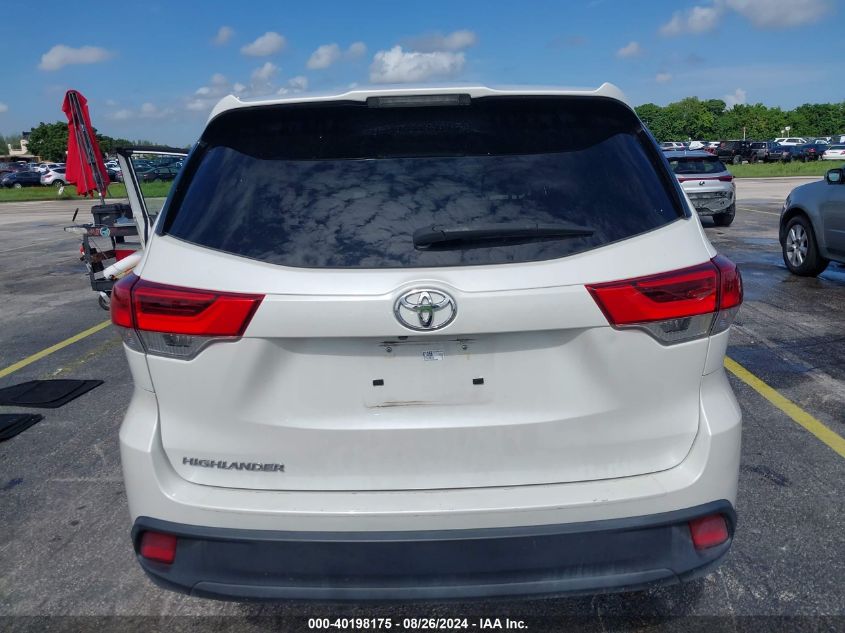 2019 Toyota Highlander Le VIN: 5TDZARFH3KS061056 Lot: 40198175