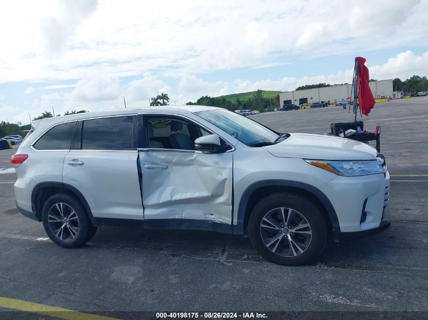 2019 Toyota Highlander Le VIN: 5TDZARFH3KS061056 Lot: 40198175