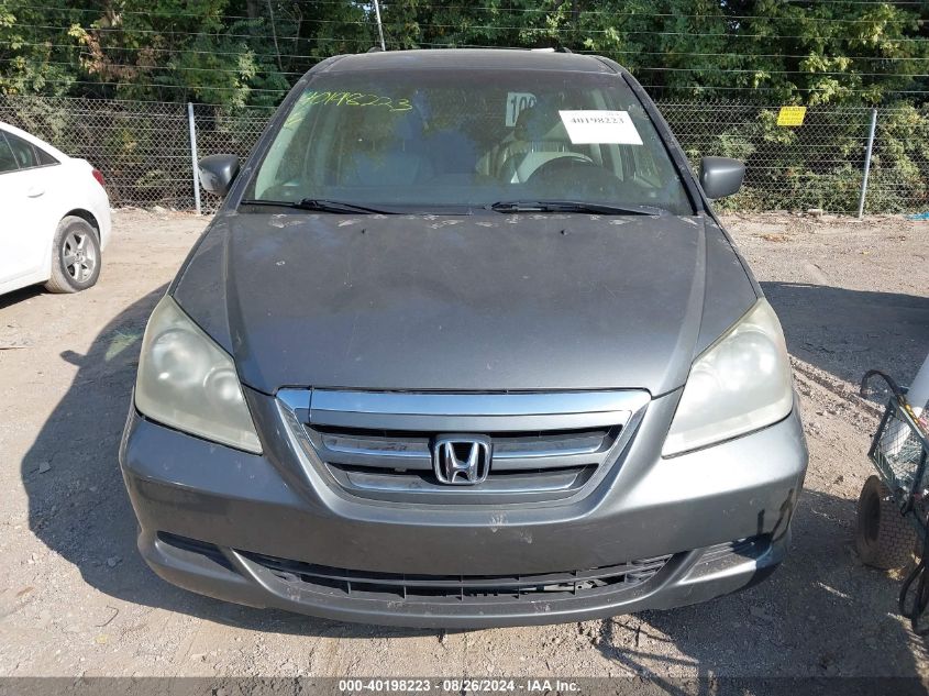 2007 Honda Odyssey Ex-L VIN: 5FNRL38627B428754 Lot: 40198223