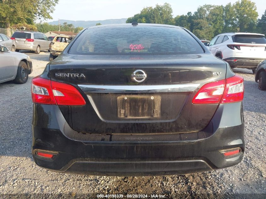 2018 Nissan Sentra Sv VIN: 3N1AB7AP2JY262289 Lot: 40198339