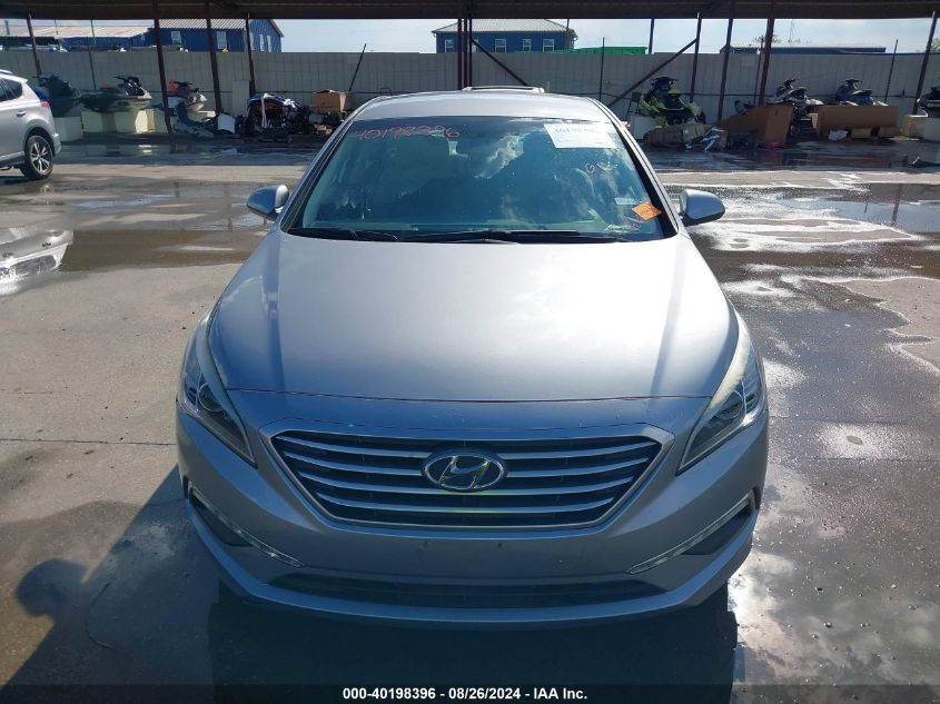 2015 Hyundai Sonata Se VIN: 5NPE24AF5FH156752 Lot: 40198396