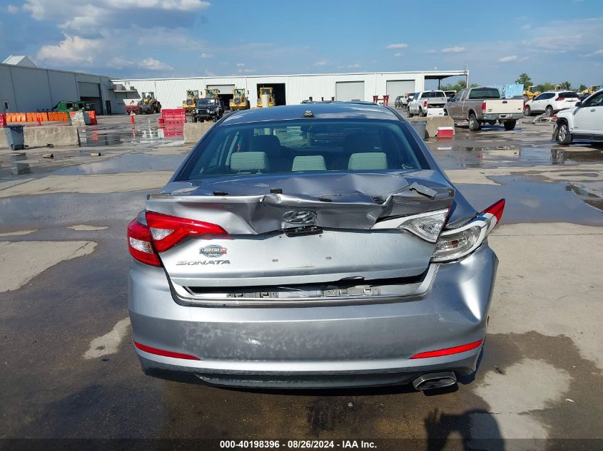 2015 Hyundai Sonata Se VIN: 5NPE24AF5FH156752 Lot: 40198396