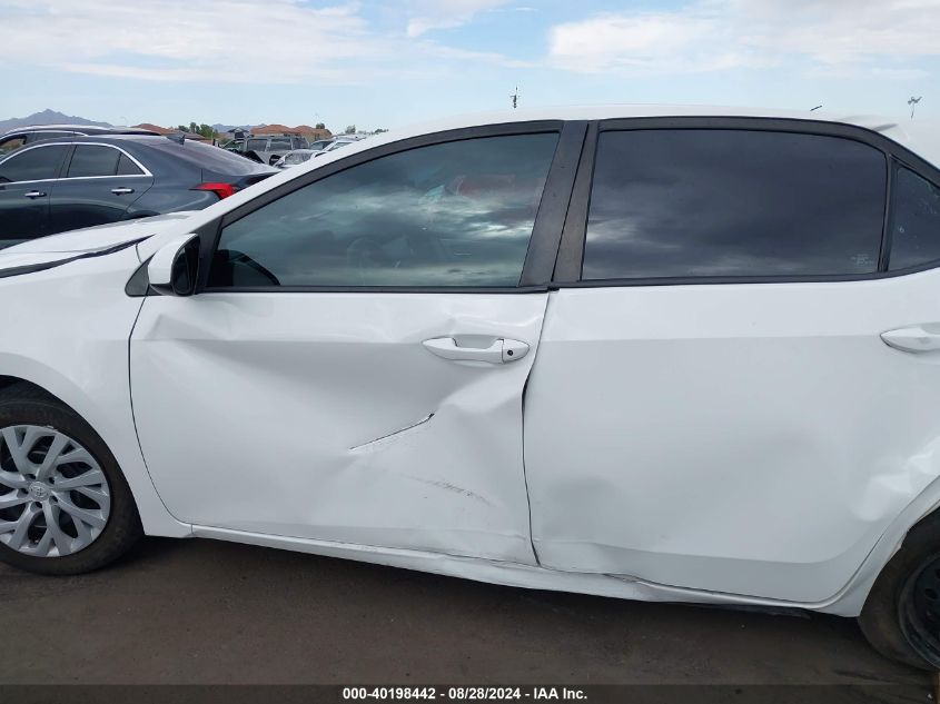 2019 TOYOTA COROLLA L/LE/SE/XLE/XSE - 2T1BURHE7KT180085