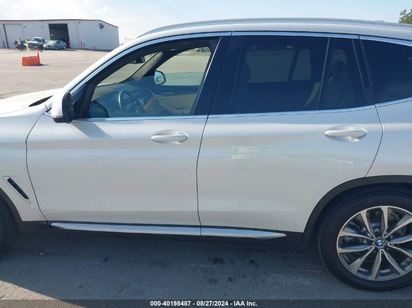 2019 BMW X3 xDrive30I VIN: 5UXTR9C59KLE18333 Lot: 40198487