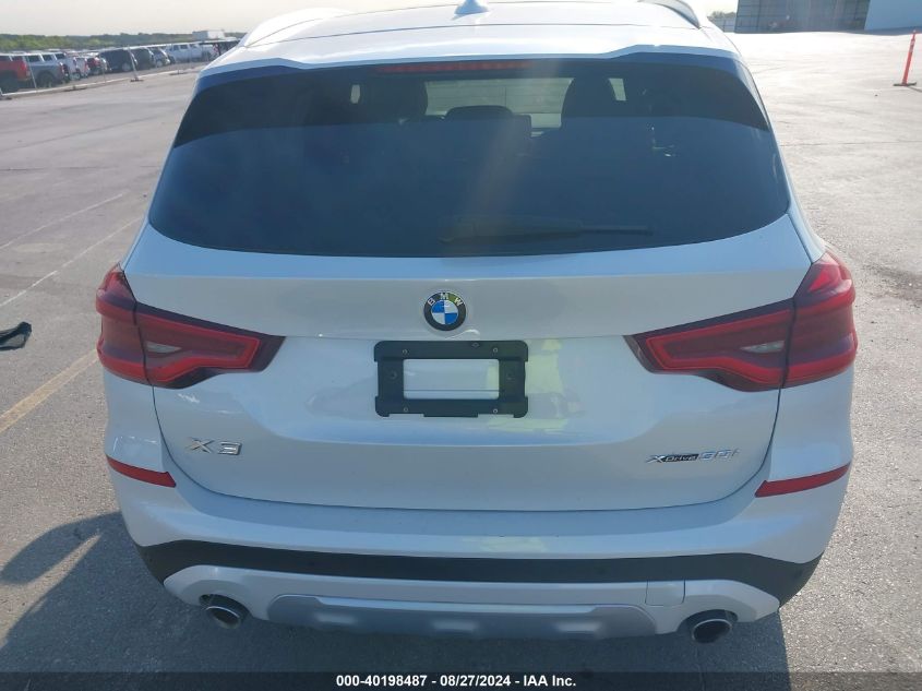 2019 BMW X3 XDRIVE30I - 5UXTR9C59KLE18333