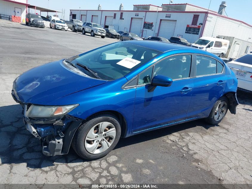 2015 Honda Civic Lx VIN: 19XFB2E59FE062498 Lot: 40198515