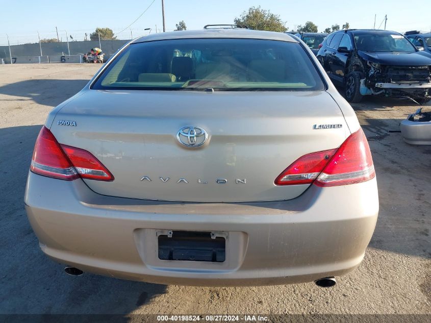 2007 Toyota Avalon Limited VIN: 4T1BK36B47U223668 Lot: 40198524