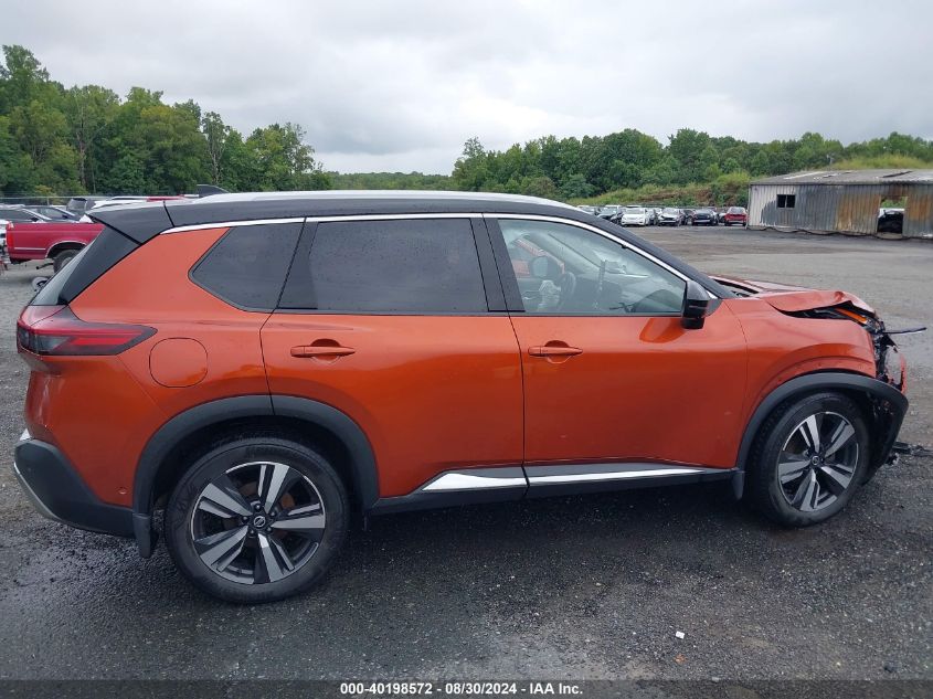 2021 Nissan Rogue Platinum Intelligent Awd VIN: JN8AT3DD6MW301437 Lot: 40198572