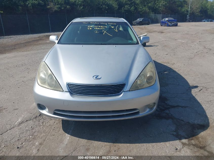 2006 Lexus Es 330 VIN: JTHBA30GX65152687 Lot: 40198614