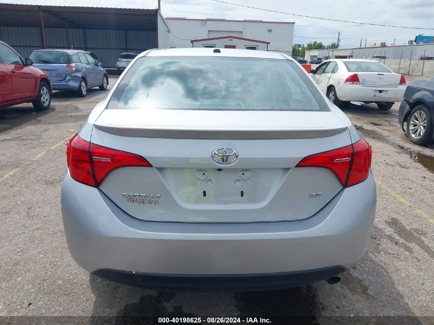 2018 Toyota Corolla Se VIN: 2T1BURHE6JC054606 Lot: 40198625