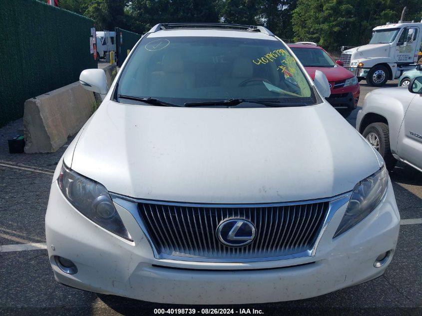 2012 Lexus Rx 450H VIN: JTJBC1BA4C2428087 Lot: 40198739