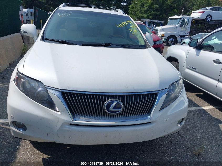 2012 Lexus Rx 450H VIN: JTJBC1BA4C2428087 Lot: 40198739