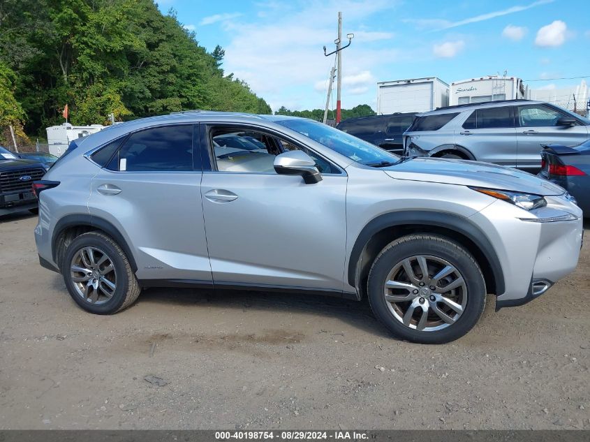 2016 Lexus Nx 300H VIN: JTJBJRBZ4G2037912 Lot: 40198754