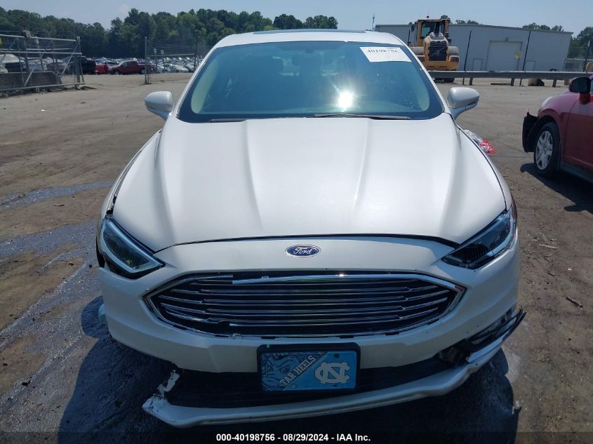 2017 Ford Fusion Se VIN: 3FA6P0T95HR289345 Lot: 40198756