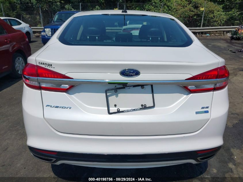 2017 Ford Fusion Se VIN: 3FA6P0T95HR289345 Lot: 40198756